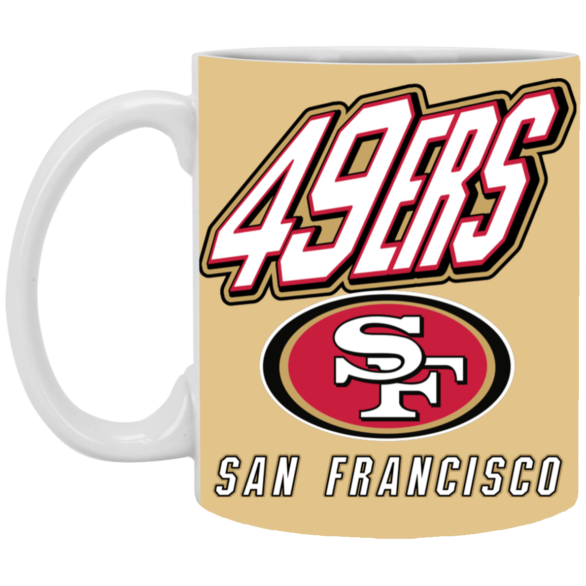 San Francisco 49ers Retro NFL Coffee Mug – SocialCreatures LTD