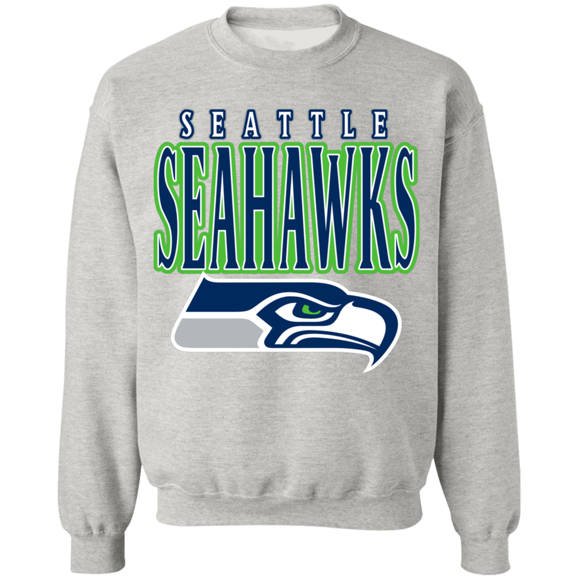seahawks crew neck sweatshirt